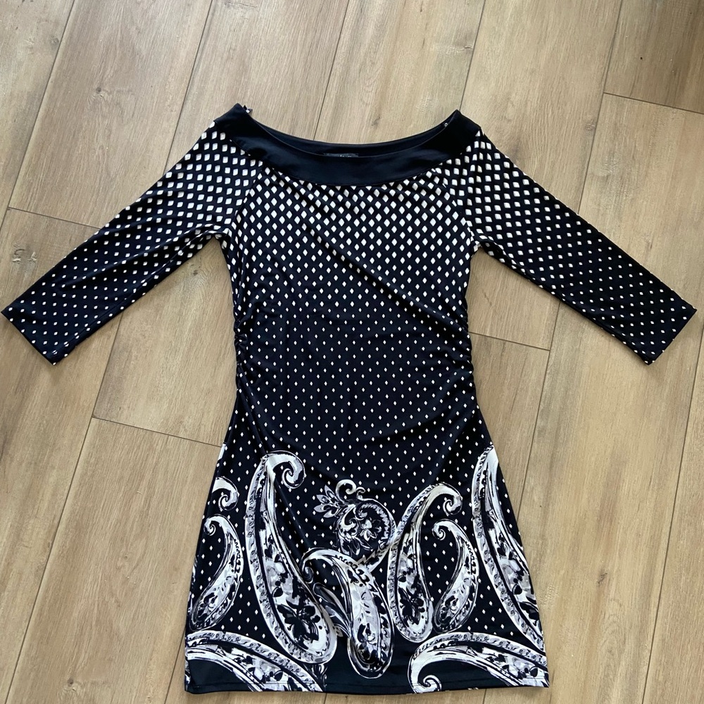 White House Black Market Elegant Black Dress